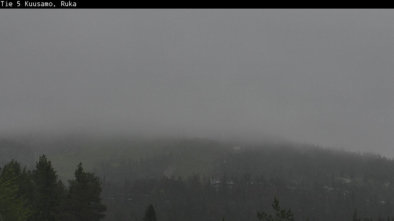 Weather Camera Image Väg 5 Kuusamo, Ruka, Kuusamo, Pohjois-Pohjanmaa
