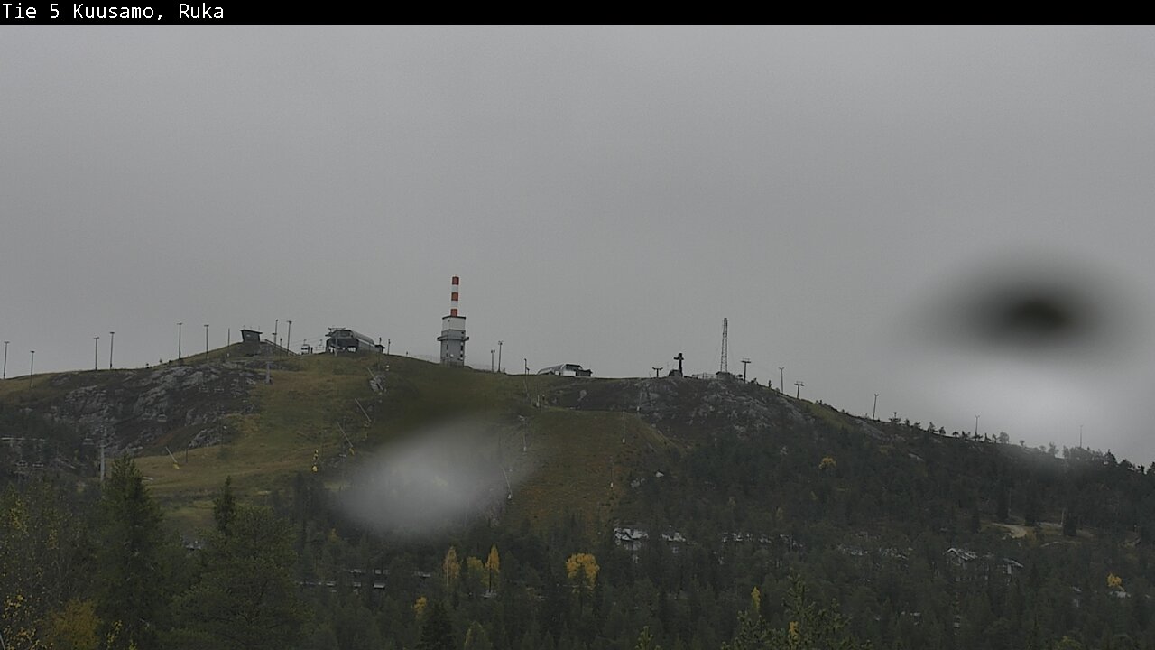 Weather Camera Image Väg 5 Kuusamo, Ruka, Kuusamo, Pohjois-Pohjanmaa