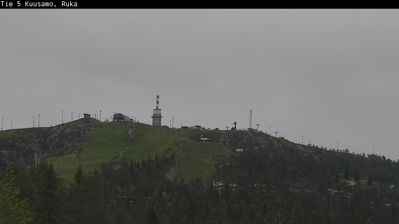 Weather Camera Image Väg 5 Kuusamo, Ruka, Kuusamo, Pohjois-Pohjanmaa