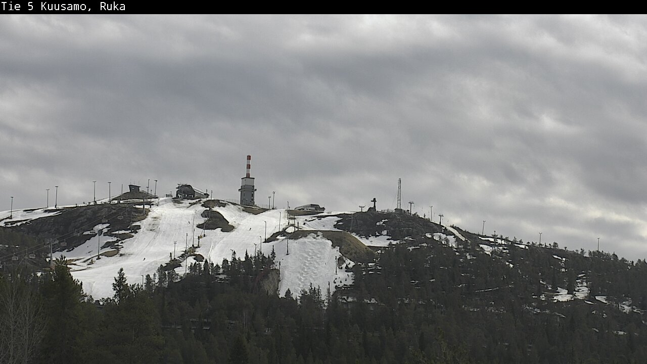 Weather Camera Image Road 5 Kuusamo, Ruka, Kuusamo, Pohjois-Pohjanmaa