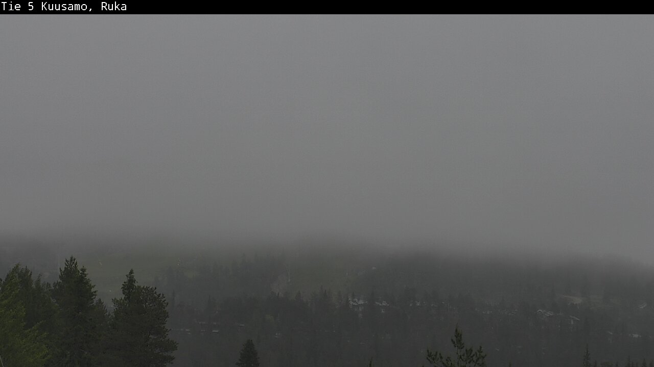 Weather Camera Image Väg 5 Kuusamo, Ruka, Kuusamo, Pohjois-Pohjanmaa