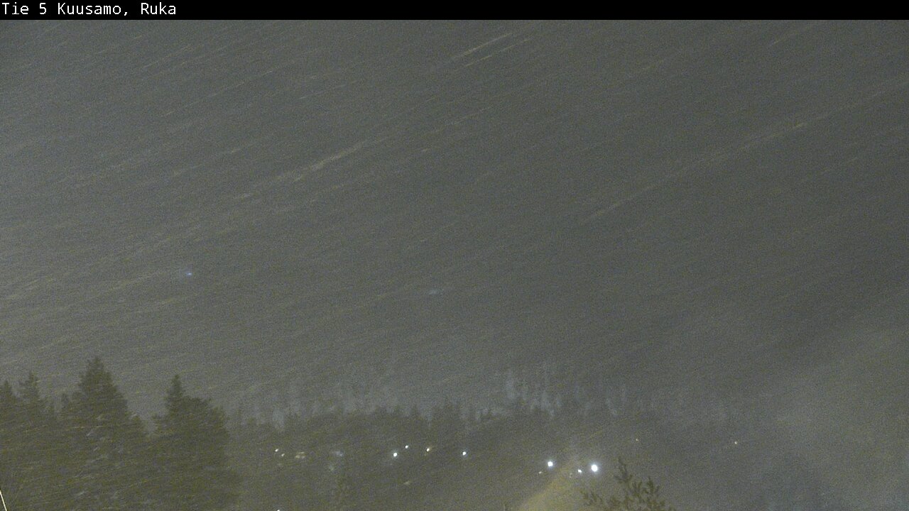 Weather Camera Image Road 5 Kuusamo, Ruka, Kuusamo, Pohjois-Pohjanmaa