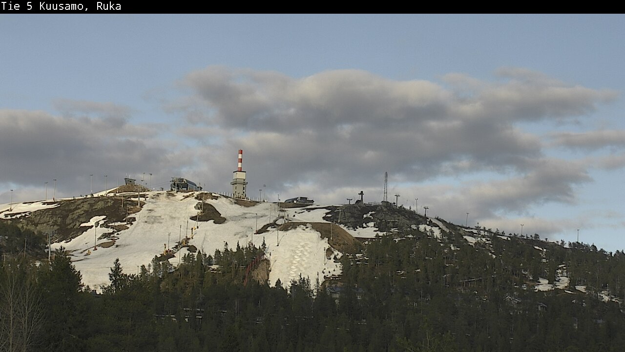 Weather Camera Image Väg 5 Kuusamo, Ruka, Kuusamo, Pohjois-Pohjanmaa