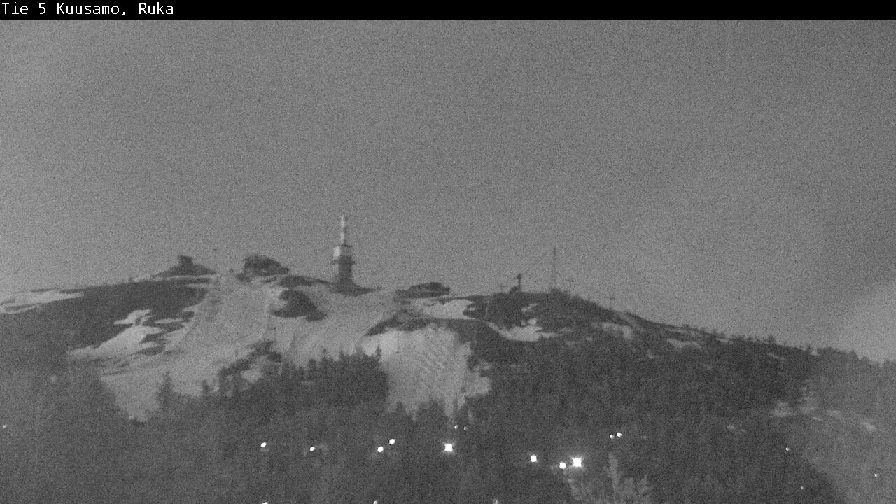 Weather Camera Image Väg 5 Kuusamo, Ruka, Kuusamo, Pohjois-Pohjanmaa