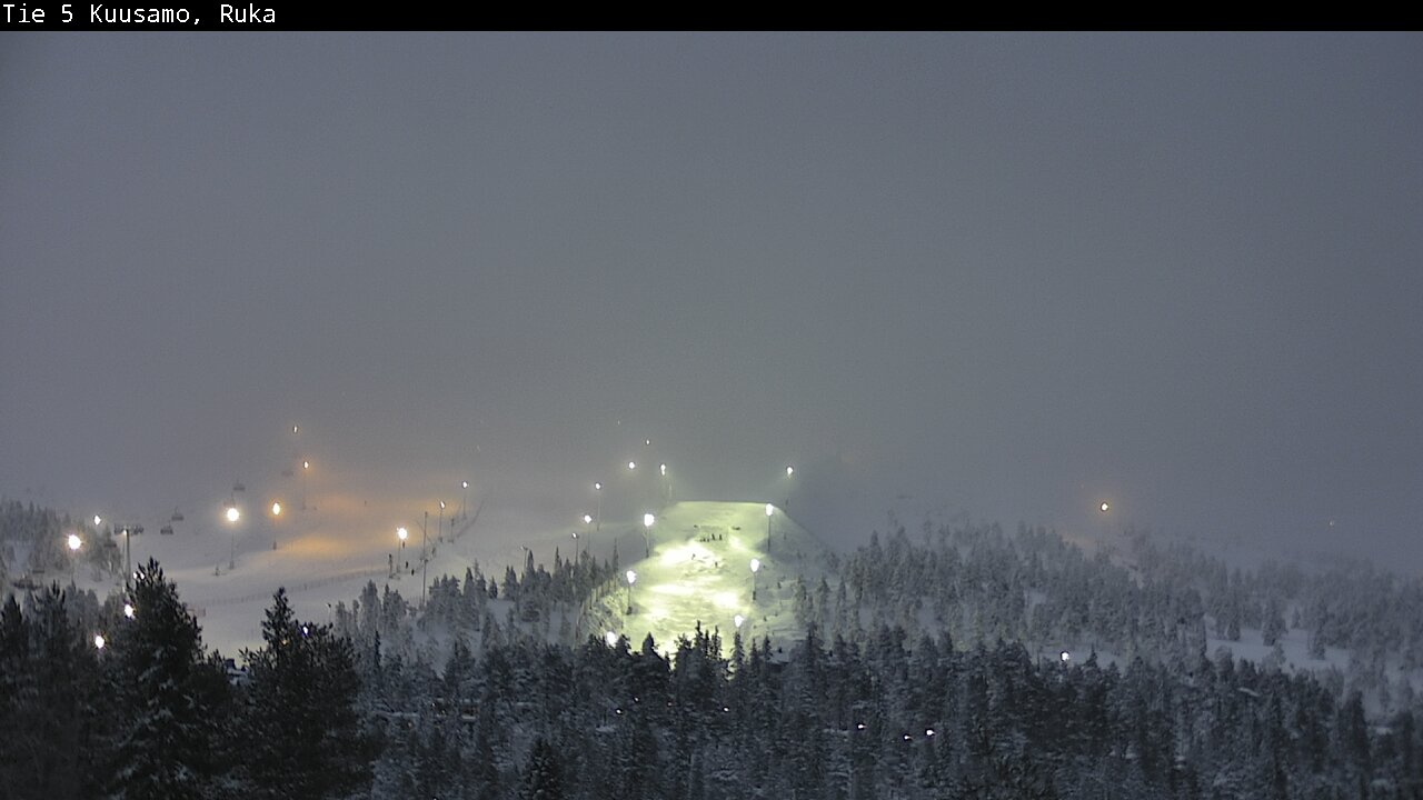 Weather Camera Image Road 5 Kuusamo, Ruka, Kuusamo, Pohjois-Pohjanmaa