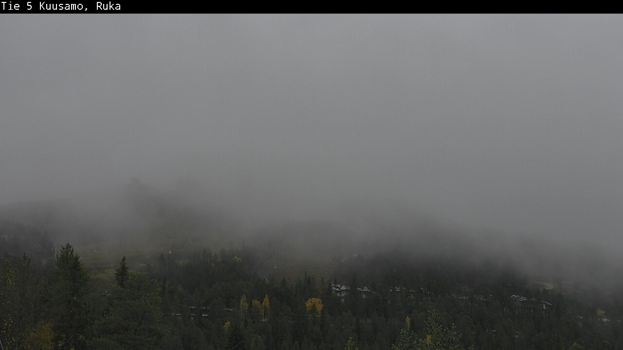 Weather Camera Image Väg 5 Kuusamo, Ruka, Kuusamo, Pohjois-Pohjanmaa