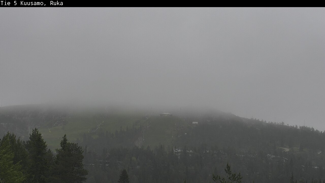 Weather Camera Image Väg 5 Kuusamo, Ruka, Kuusamo, Pohjois-Pohjanmaa