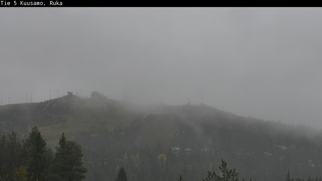 Weather Camera Image Väg 5 Kuusamo, Ruka, Kuusamo, Pohjois-Pohjanmaa