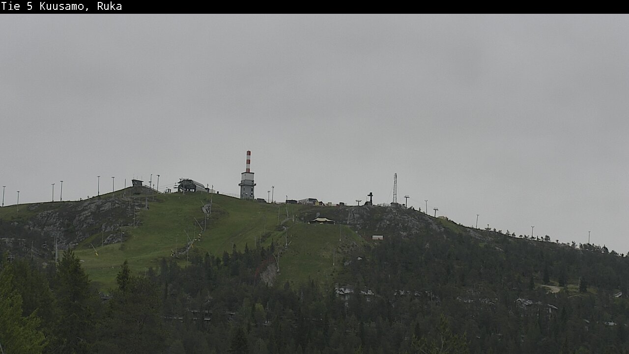 Weather Camera Image Väg 5 Kuusamo, Ruka, Kuusamo, Pohjois-Pohjanmaa