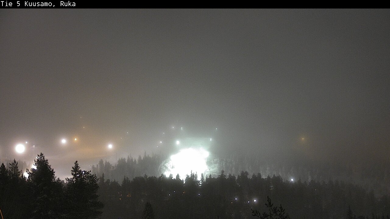 Weather Camera Image Road 5 Kuusamo, Ruka, Kuusamo, Pohjois-Pohjanmaa