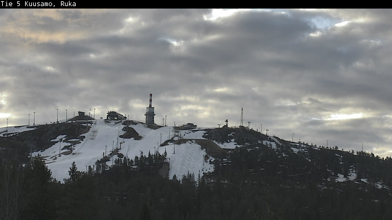 Weather Camera Image Road 5 Kuusamo, Ruka, Kuusamo, Pohjois-Pohjanmaa