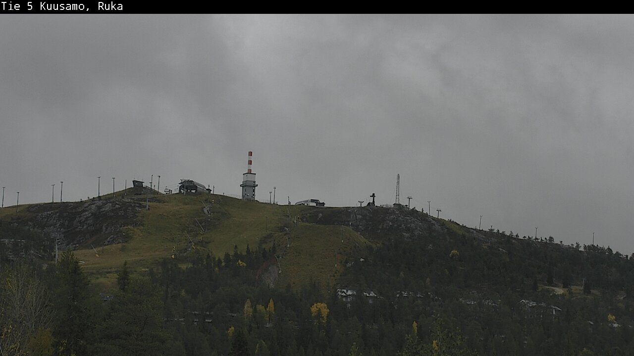 Weather Camera Image Väg 5 Kuusamo, Ruka, Kuusamo, Pohjois-Pohjanmaa