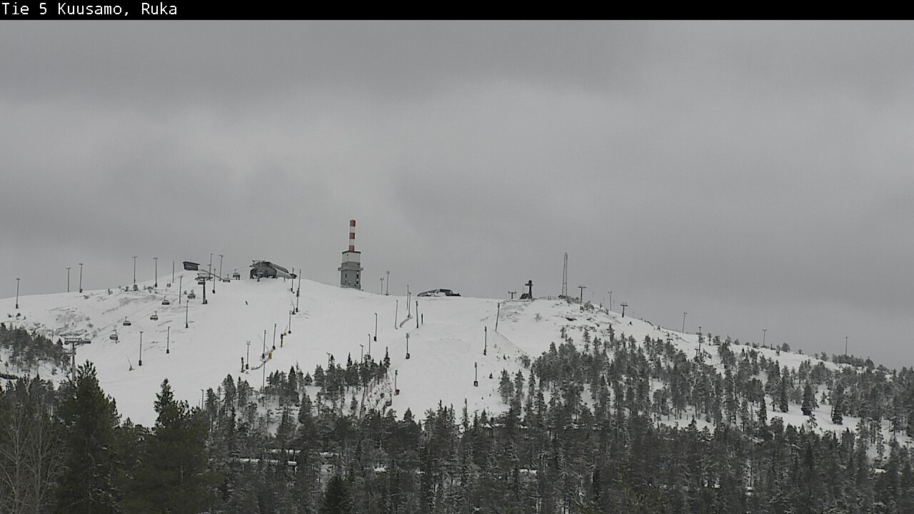 Weather Camera Image Road 5 Kuusamo, Ruka, Kuusamo, Pohjois-Pohjanmaa