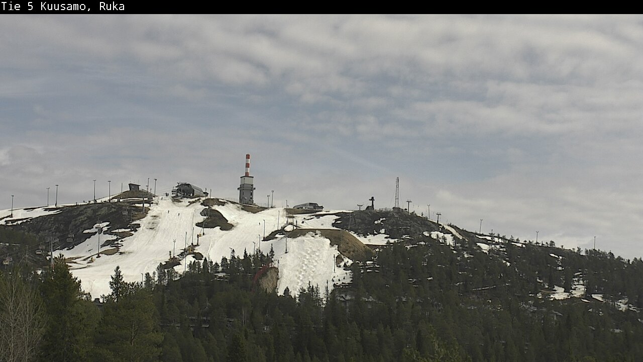 Weather Camera Image Road 5 Kuusamo, Ruka, Kuusamo, Pohjois-Pohjanmaa