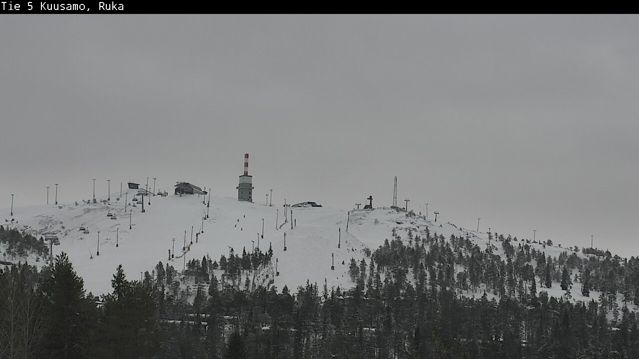 Weather Camera Image Road 5 Kuusamo, Ruka, Kuusamo, Pohjois-Pohjanmaa