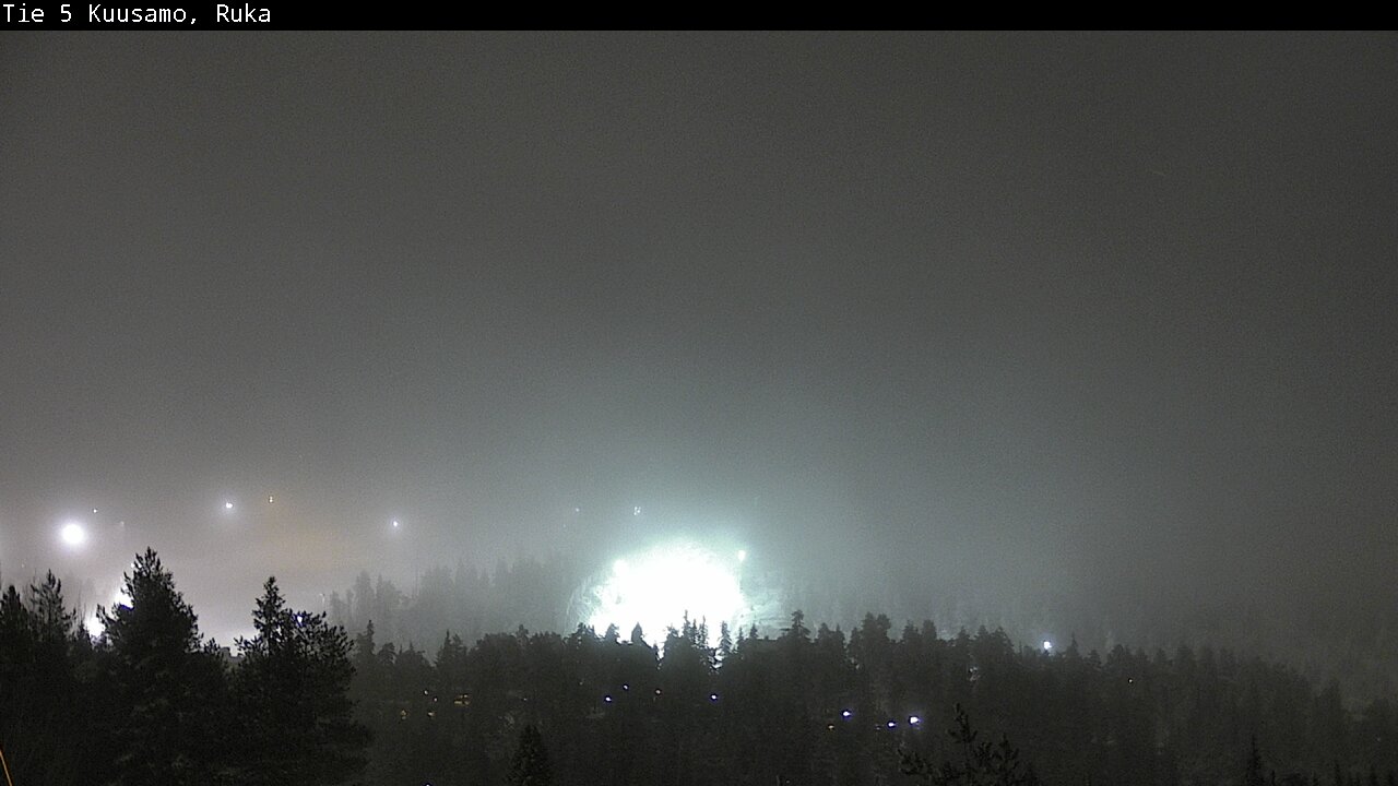 Weather Camera Image Road 5 Kuusamo, Ruka, Kuusamo, Pohjois-Pohjanmaa
