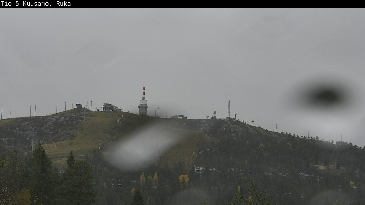 Weather Camera Image Väg 5 Kuusamo, Ruka, Kuusamo, Pohjois-Pohjanmaa