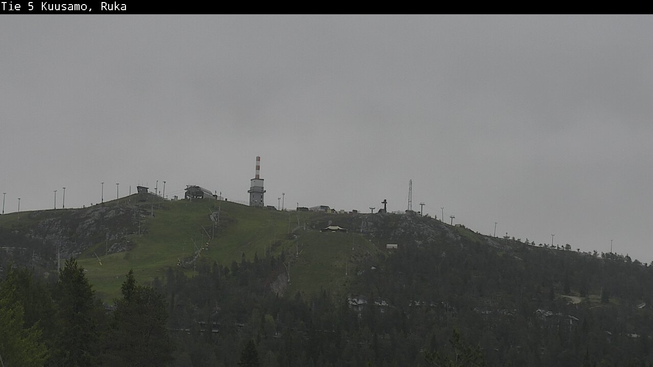 Weather Camera Image Väg 5 Kuusamo, Ruka, Kuusamo, Pohjois-Pohjanmaa