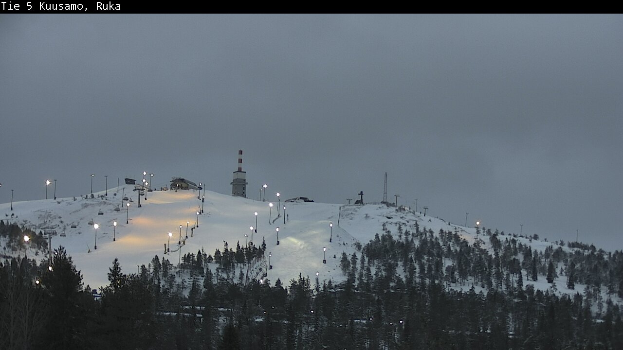 Weather Camera Image Road 5 Kuusamo, Ruka, Kuusamo, Pohjois-Pohjanmaa