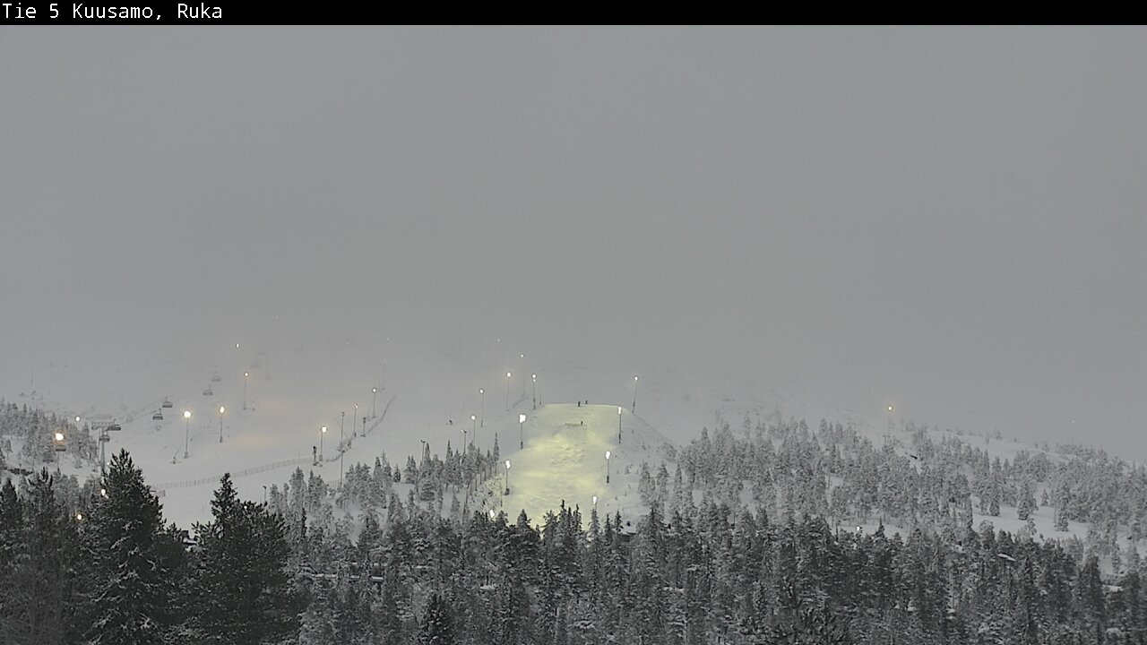 Weather Camera Image Road 5 Kuusamo, Ruka, Kuusamo, Pohjois-Pohjanmaa