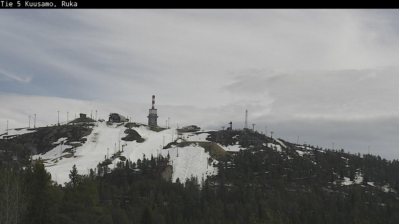 Weather Camera Image Road 5 Kuusamo, Ruka, Kuusamo, Pohjois-Pohjanmaa