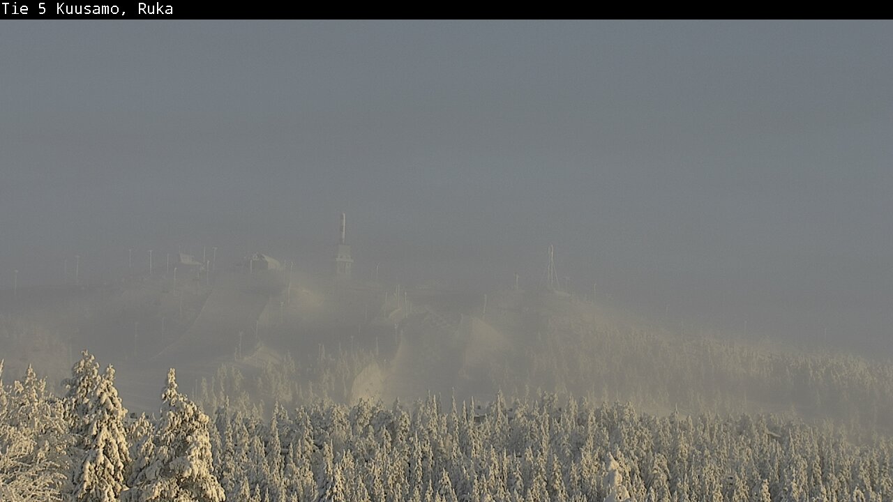 Weather Camera Image Road 5 Kuusamo, Ruka, Kuusamo, Pohjois-Pohjanmaa