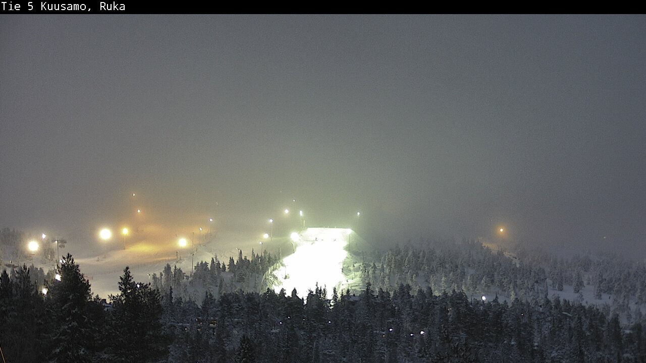 Weather Camera Image Road 5 Kuusamo, Ruka, Kuusamo, Pohjois-Pohjanmaa