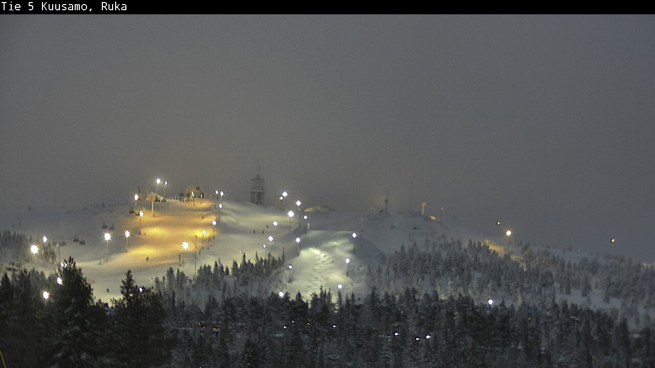 Weather Camera Image Road 5 Kuusamo, Ruka, Kuusamo, Pohjois-Pohjanmaa