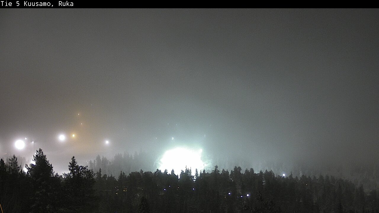 Weather Camera Image Road 5 Kuusamo, Ruka, Kuusamo, Pohjois-Pohjanmaa