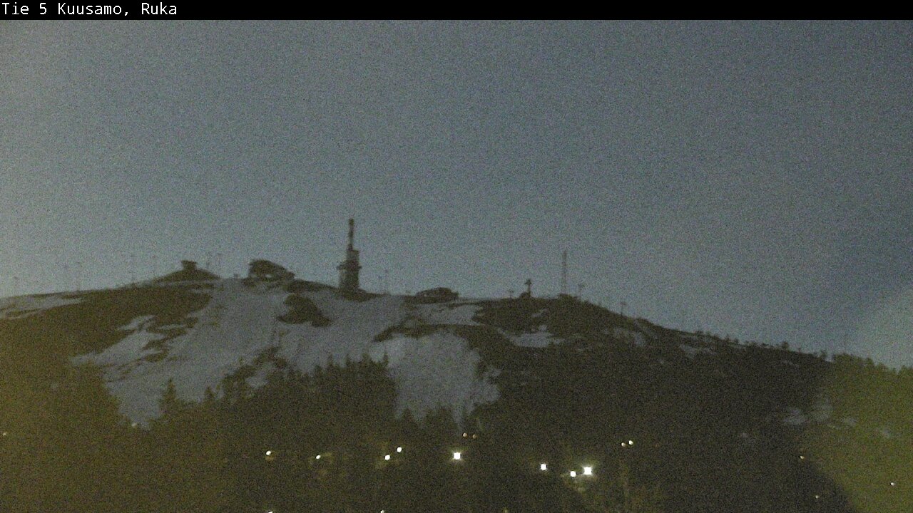 Weather Camera Image Väg 5 Kuusamo, Ruka, Kuusamo, Pohjois-Pohjanmaa