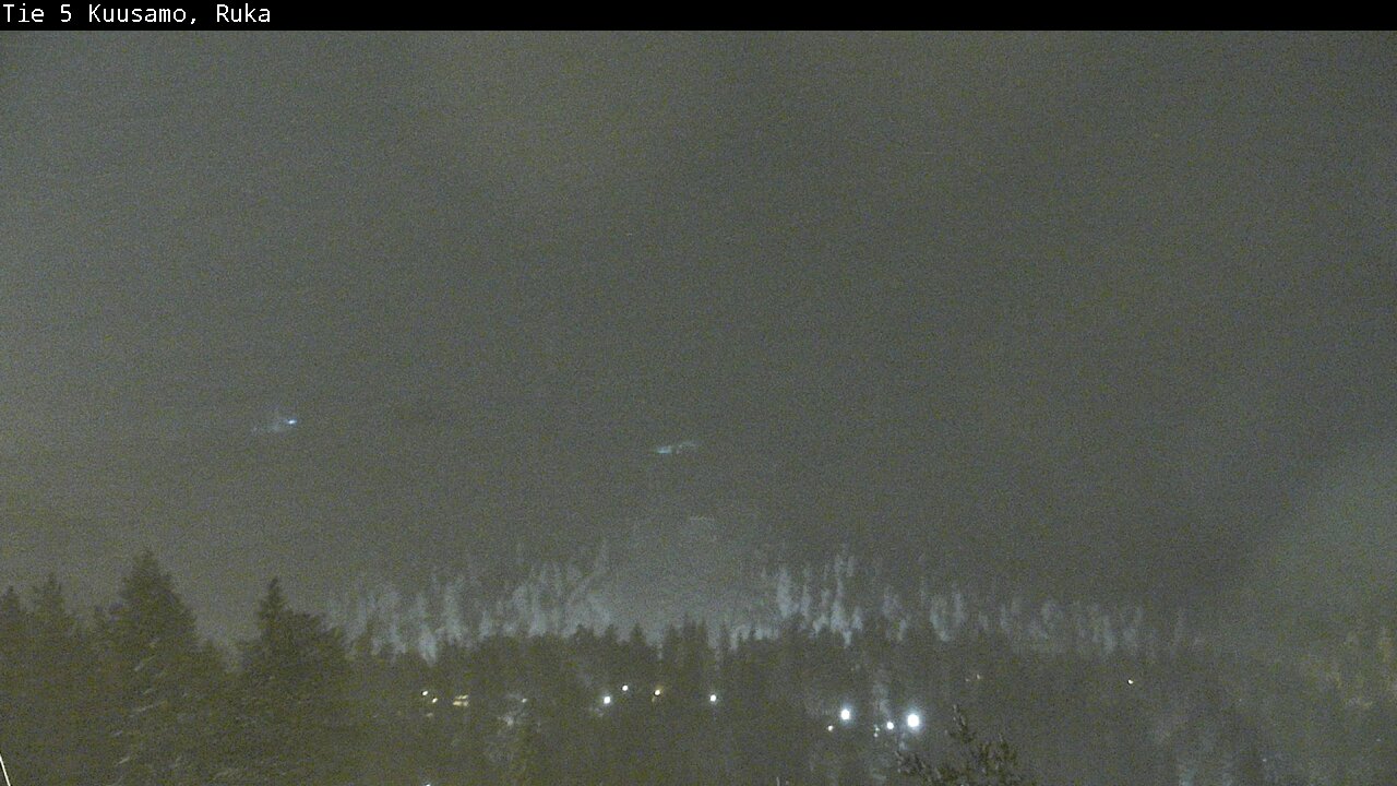 Weather Camera Image Road 5 Kuusamo, Ruka, Kuusamo, Pohjois-Pohjanmaa