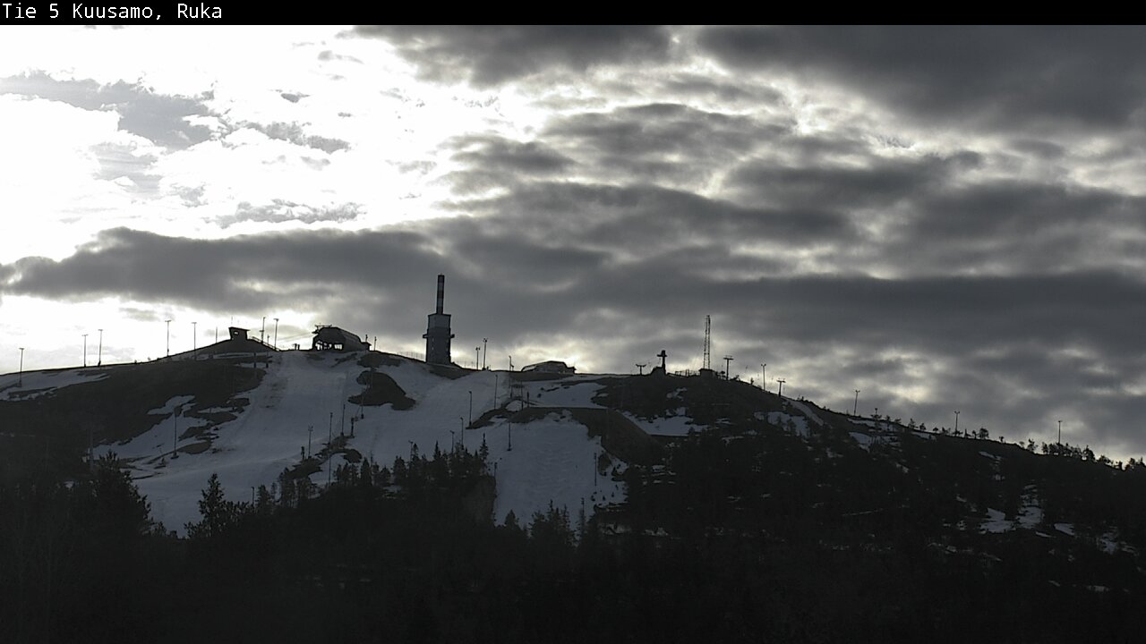 Weather Camera Image Road 5 Kuusamo, Ruka, Kuusamo, Pohjois-Pohjanmaa