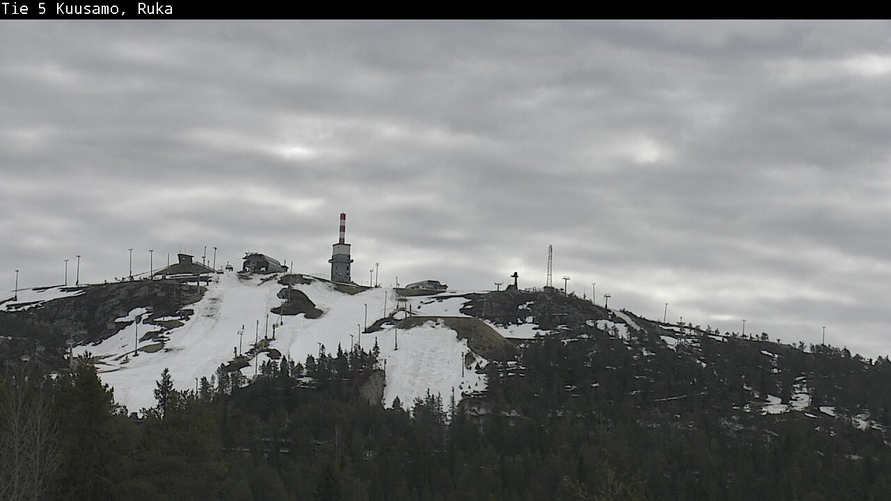 Weather Camera Image Road 5 Kuusamo, Ruka, Kuusamo, Pohjois-Pohjanmaa