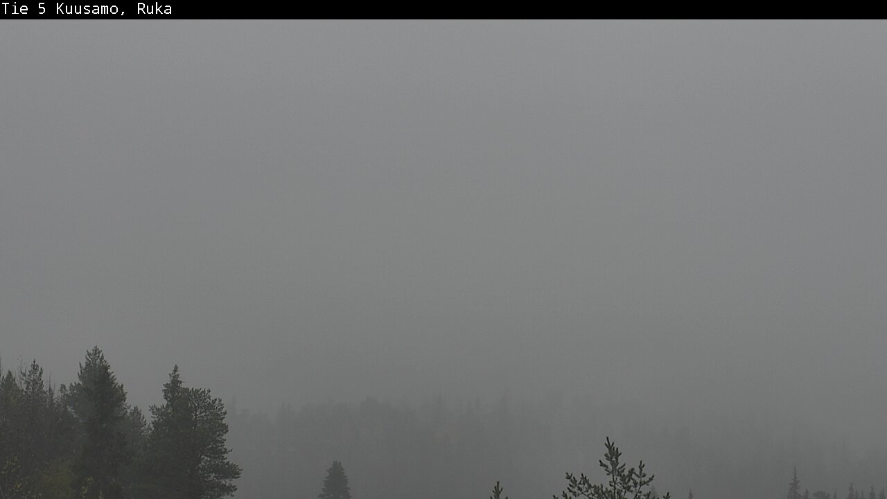 Weather Camera Image Väg 5 Kuusamo, Ruka, Kuusamo, Pohjois-Pohjanmaa