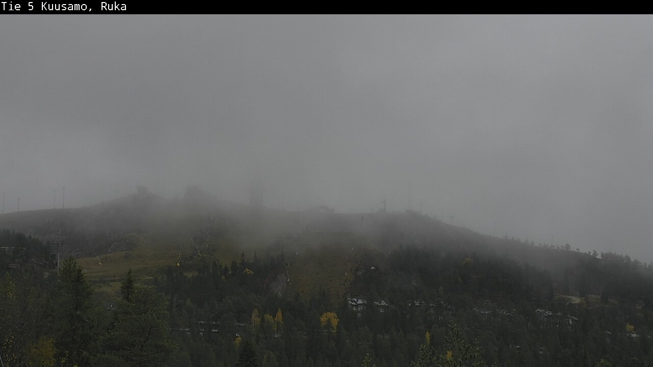 Weather Camera Image Väg 5 Kuusamo, Ruka, Kuusamo, Pohjois-Pohjanmaa