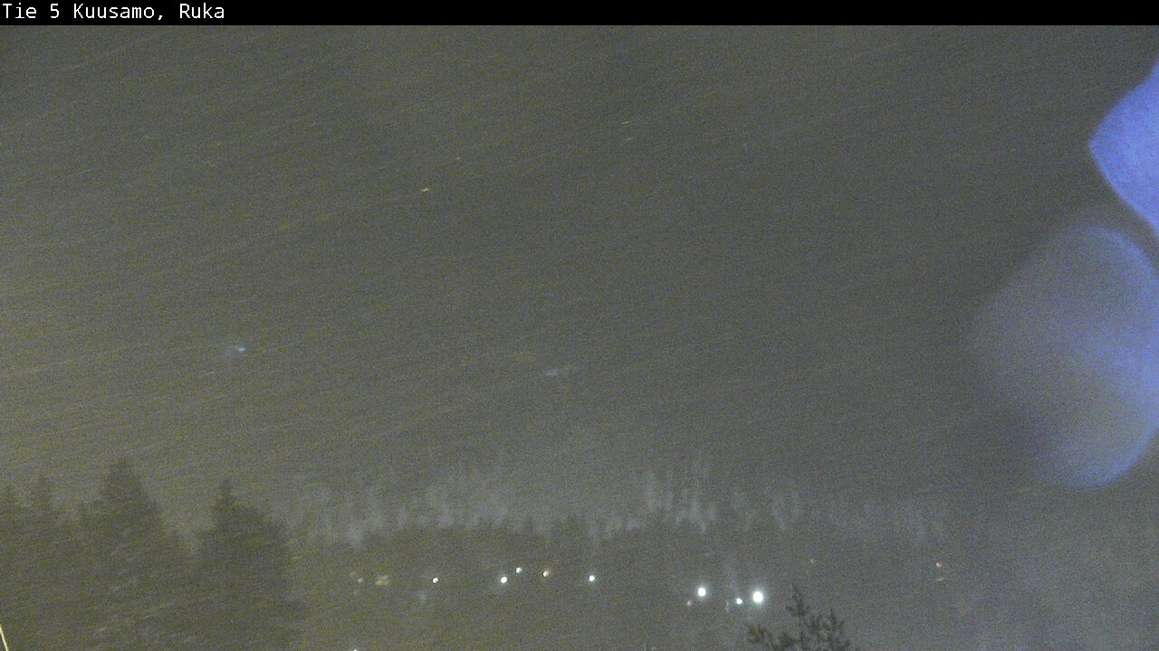 Weather Camera Image Road 5 Kuusamo, Ruka, Kuusamo, Pohjois-Pohjanmaa