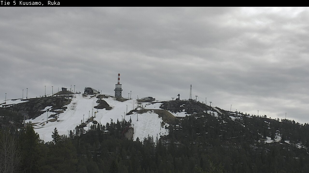 Weather Camera Image Road 5 Kuusamo, Ruka, Kuusamo, Pohjois-Pohjanmaa