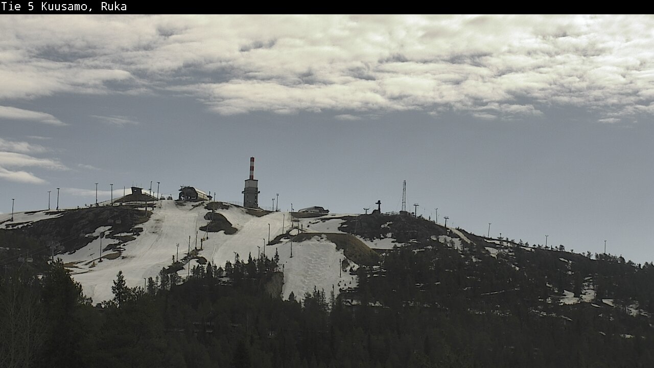 Weather Camera Image Road 5 Kuusamo, Ruka, Kuusamo, Pohjois-Pohjanmaa