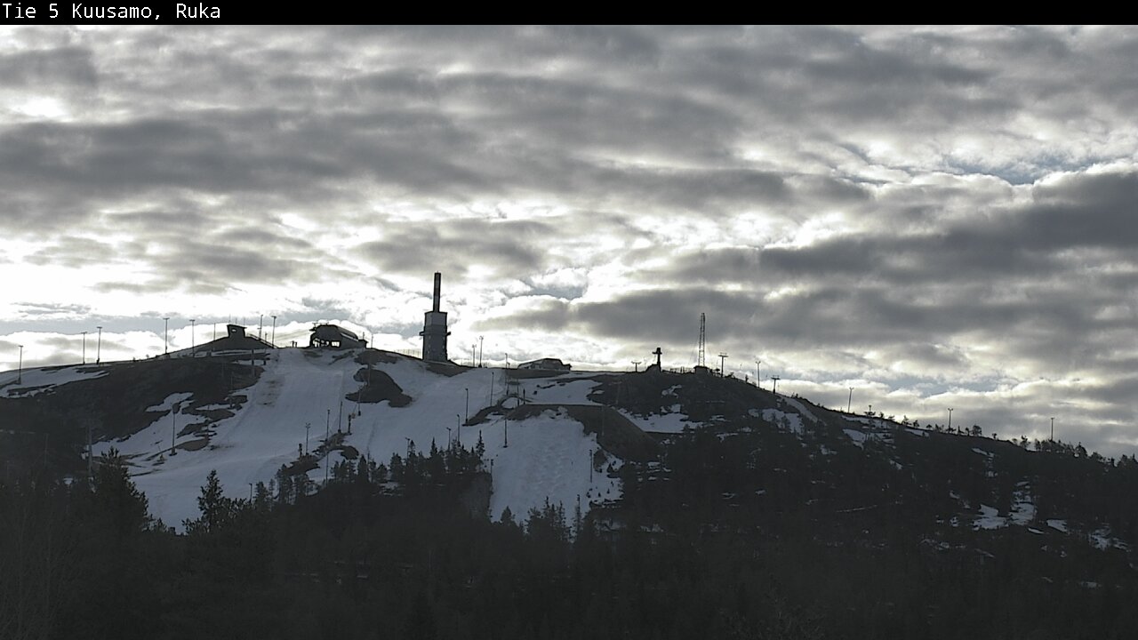 Weather Camera Image Road 5 Kuusamo, Ruka, Kuusamo, Pohjois-Pohjanmaa