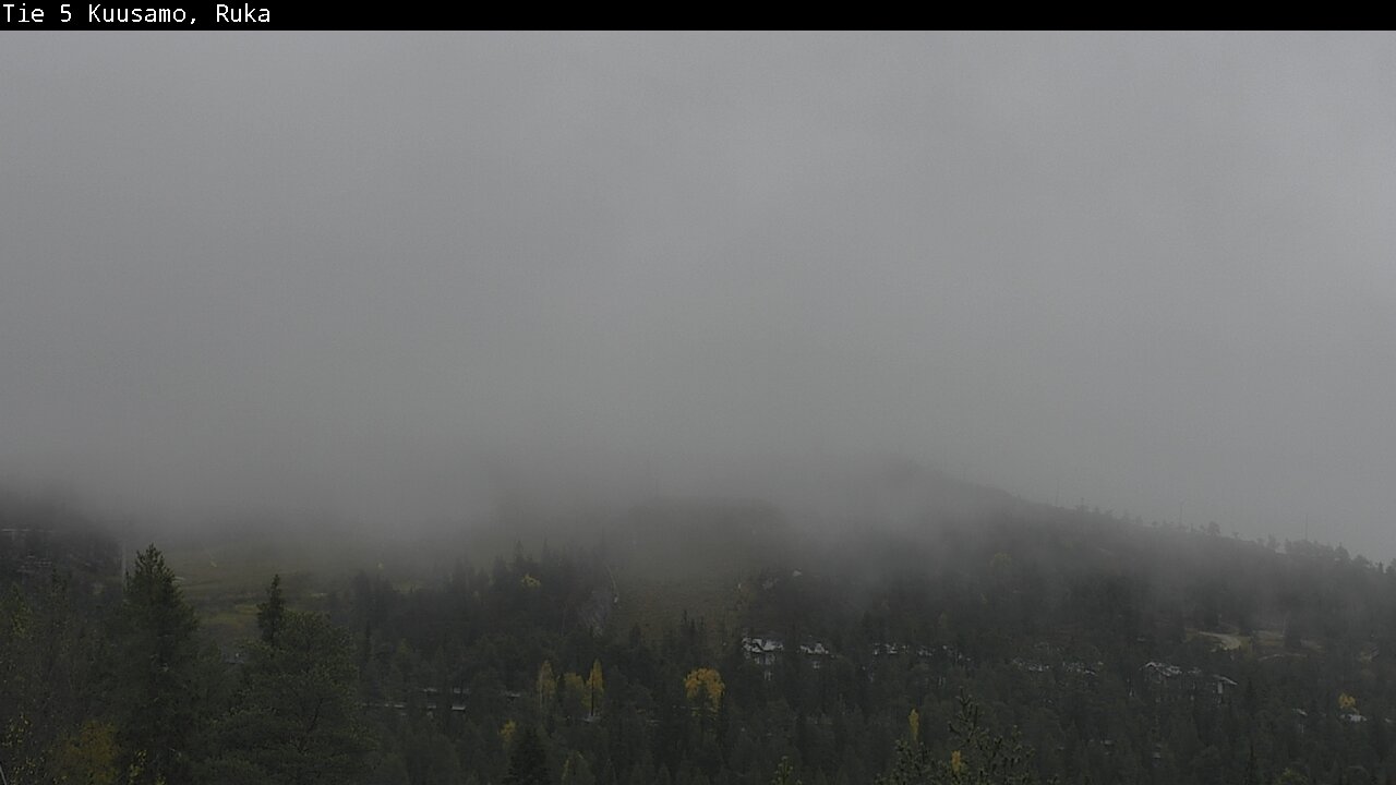 Weather Camera Image Väg 5 Kuusamo, Ruka, Kuusamo, Pohjois-Pohjanmaa