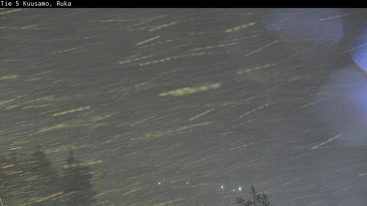 Weather Camera Image Road 5 Kuusamo, Ruka, Kuusamo, Pohjois-Pohjanmaa