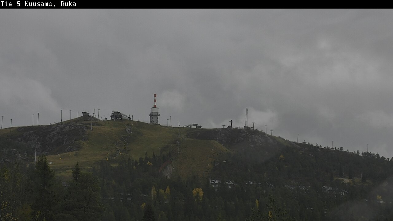 Weather Camera Image Väg 5 Kuusamo, Ruka, Kuusamo, Pohjois-Pohjanmaa