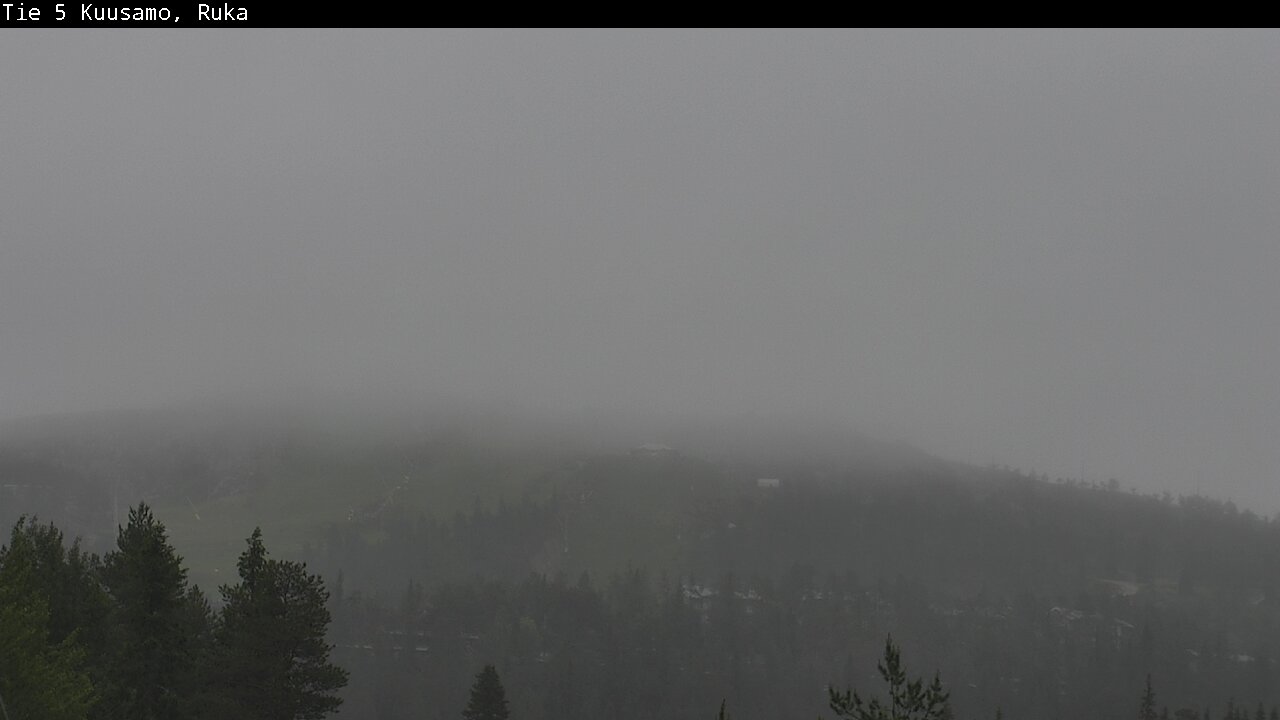 Weather Camera Image Väg 5 Kuusamo, Ruka, Kuusamo, Pohjois-Pohjanmaa