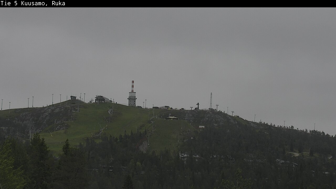 Weather Camera Image Väg 5 Kuusamo, Ruka, Kuusamo, Pohjois-Pohjanmaa