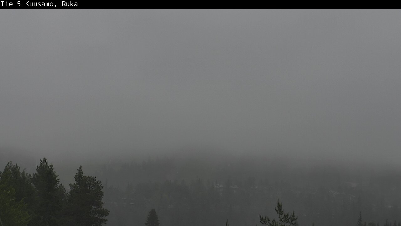 Weather Camera Image Väg 5 Kuusamo, Ruka, Kuusamo, Pohjois-Pohjanmaa