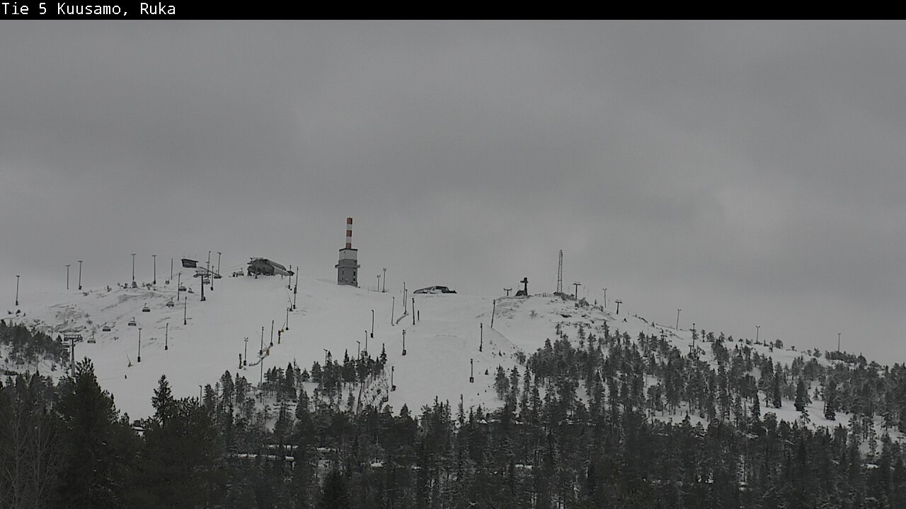 Weather Camera Image Road 5 Kuusamo, Ruka, Kuusamo, Pohjois-Pohjanmaa