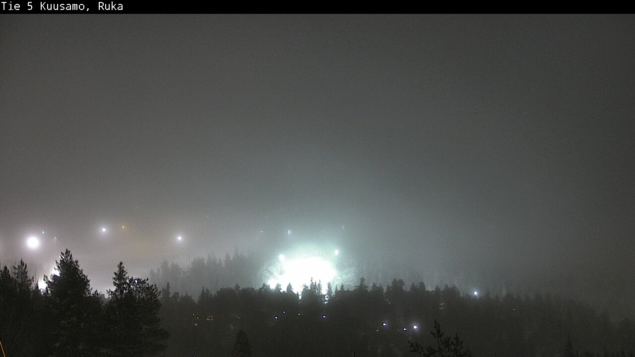 Weather Camera Image Road 5 Kuusamo, Ruka, Kuusamo, Pohjois-Pohjanmaa