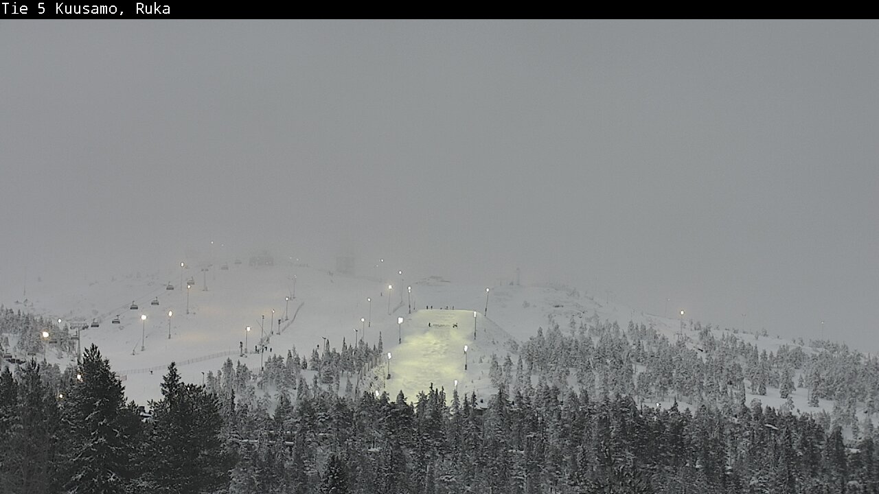 Weather Camera Image Road 5 Kuusamo, Ruka, Kuusamo, Pohjois-Pohjanmaa