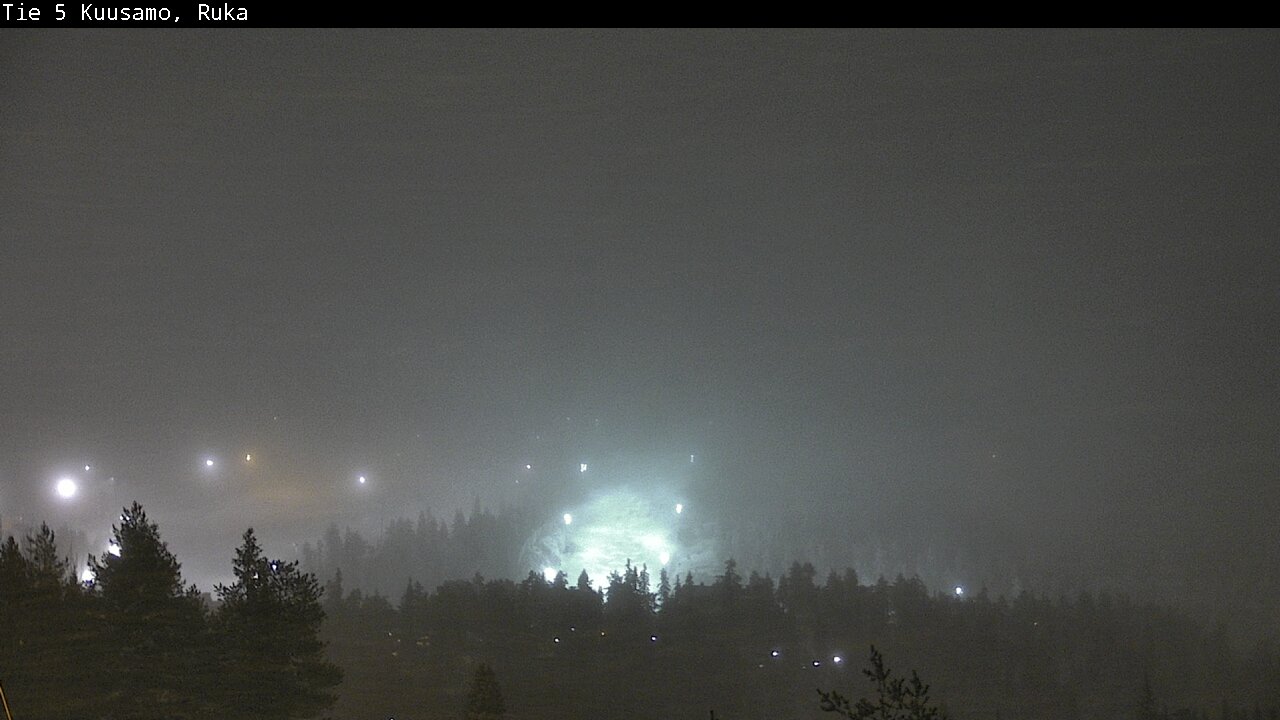 Weather Camera Image Road 5 Kuusamo, Ruka, Kuusamo, Pohjois-Pohjanmaa