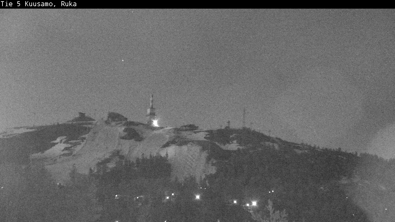 Weather Camera Image Väg 5 Kuusamo, Ruka, Kuusamo, Pohjois-Pohjanmaa